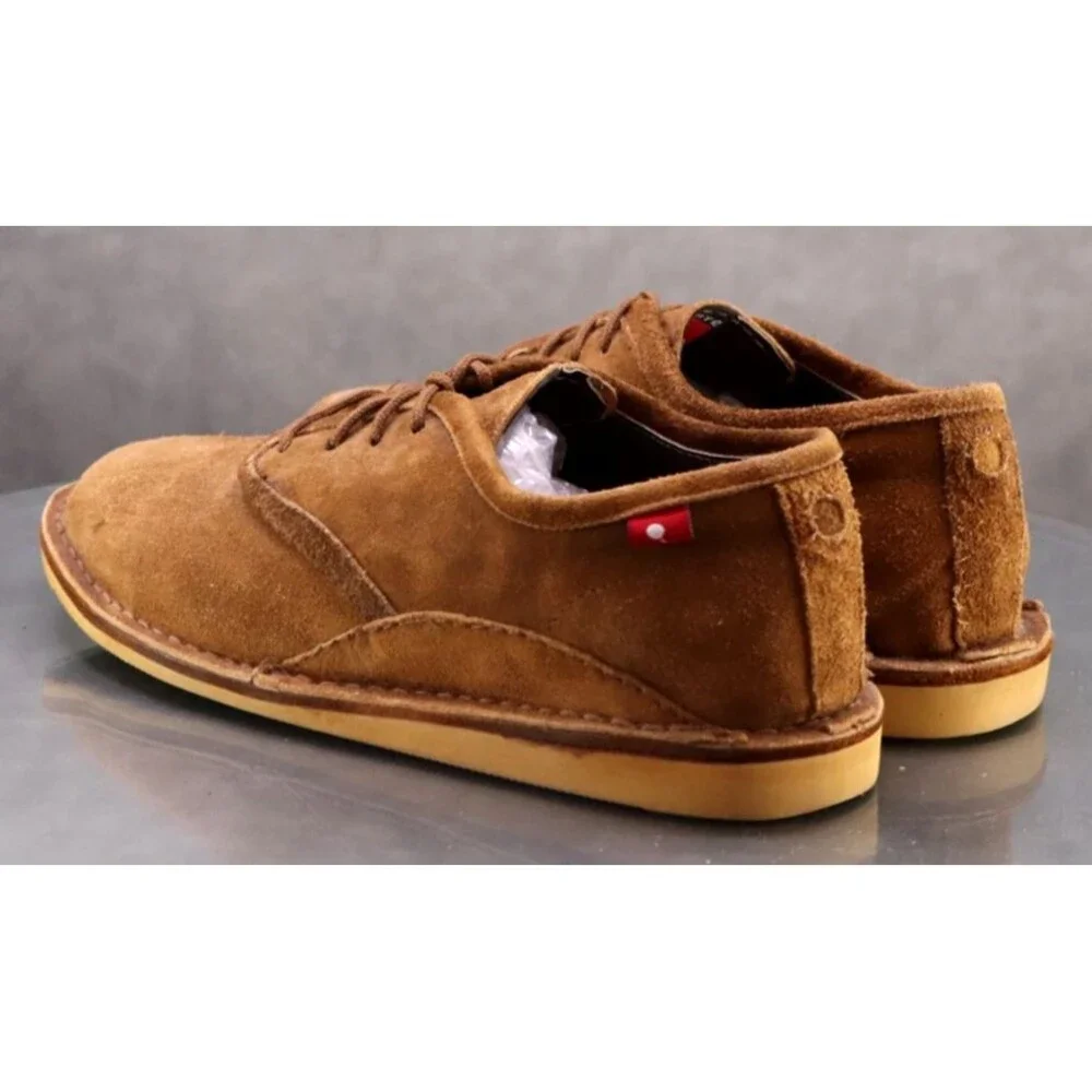 Oliberte Africa Narivo Men's Low Top Chukka Shoes Size EU 41 US 8 Suede Brown